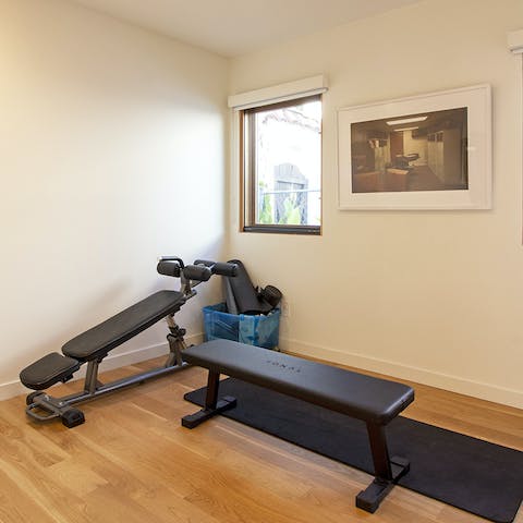 Work up a sweat with Tonal gym equipment