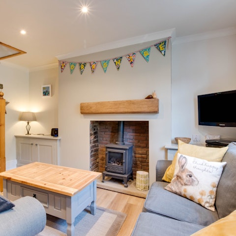 Get your glow on beside the fire