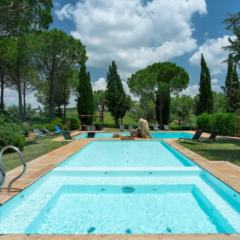 Embrace magical afternoons lounging by the pool