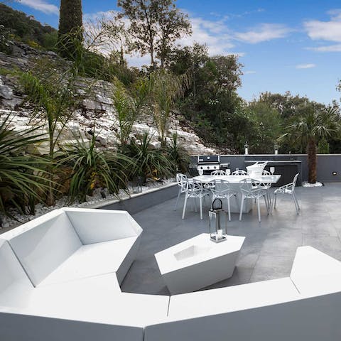 Come together for a couple of sundowners on the terrace