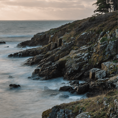 Hike or cycle your way along the atmospheric coastline