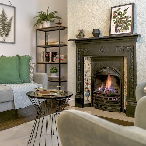 Light up the fire on a chilly evening and sip whisky in the lounge