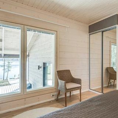 Wake up and step straight onto the deck