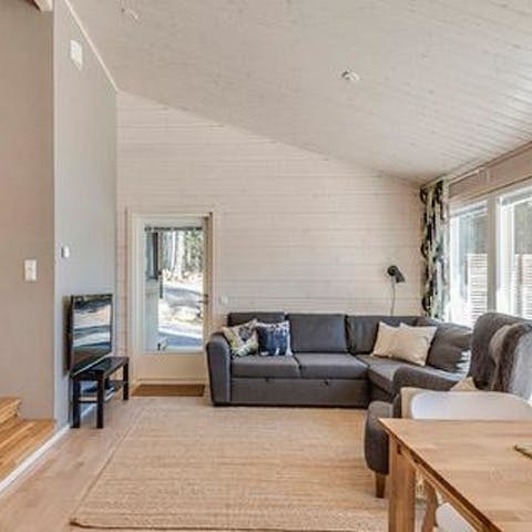 Curl up on the sofas and unwind after a day of exploring