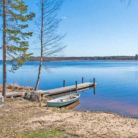 Take your boat out on Lake Karhijӓrvi