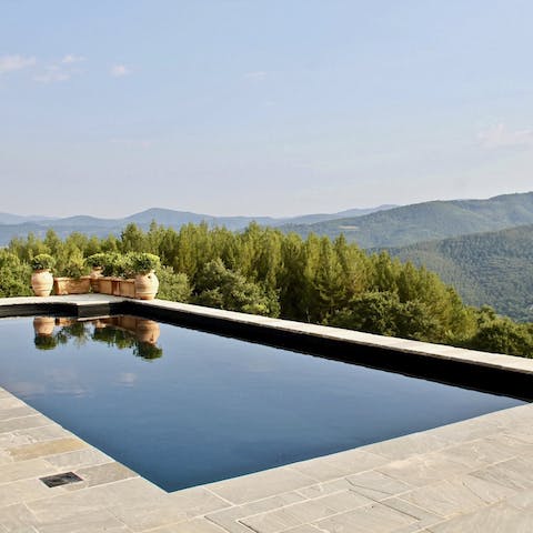 Cool down in the immaculate pool