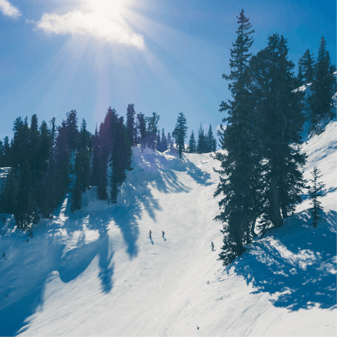 Get straight onto the Snowbird slopes with ski-in access