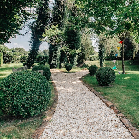 Take a wander through your gorgeous grounds