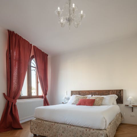 Wake up rested and ready for another day of Venice sightseeing