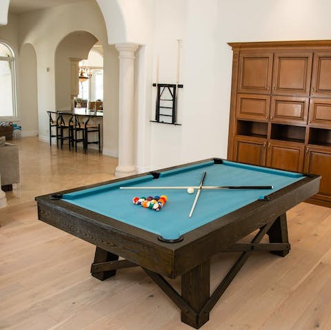 Get competitive over a game of pool