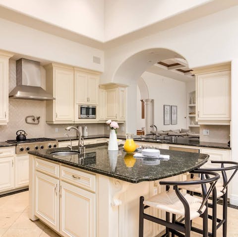 Hire a private chef to come and cook a delicious meal tailored to your eating and drinking preferences