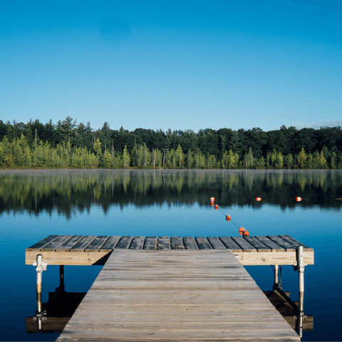Spend a day on the lakes of the Cotswold Water Park – it's a twenty-three-minute drive
