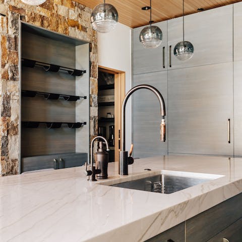 Cook up a storm in the chef's kitchen