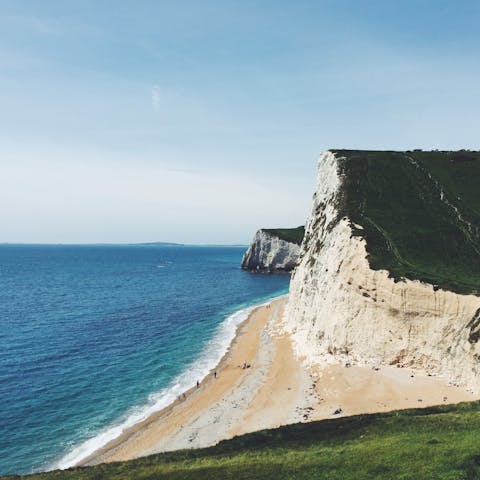 Drive a short distance to the coast for fresh sea air and stunning views