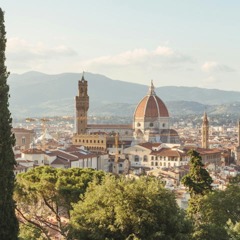Experience the beauty of Tuscany from nearby Florence