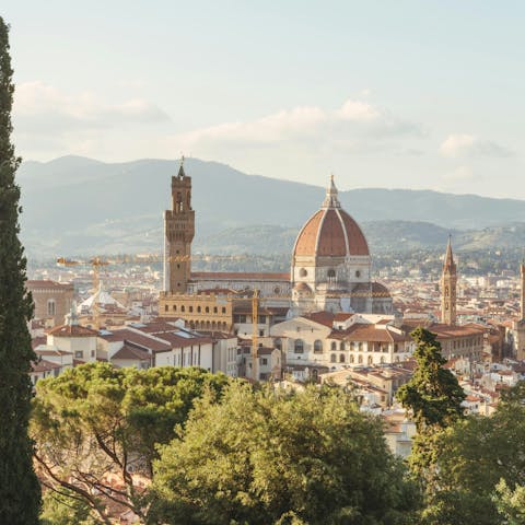 Experience the beauty of Tuscany from nearby Florence