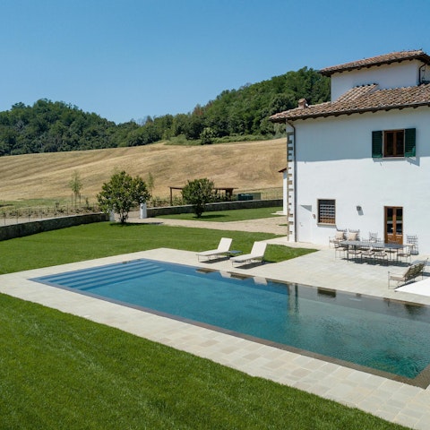 Enjoy total relaxation while lounging by the pool