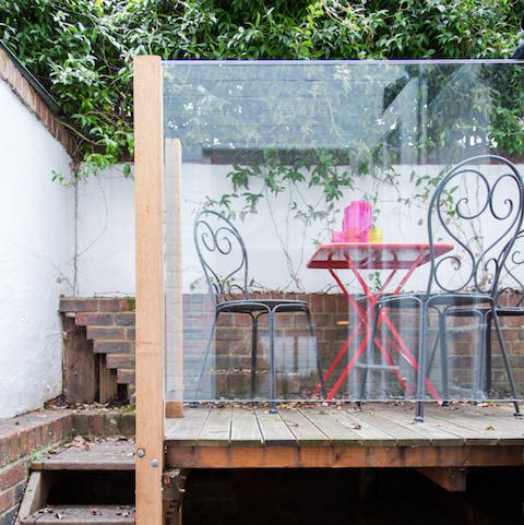 The garden space