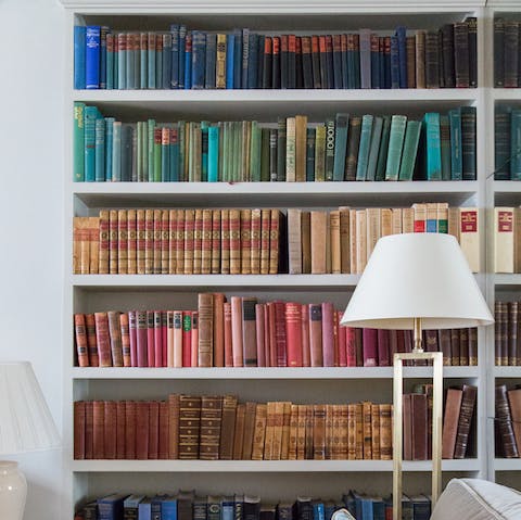 Working through the fine book collection