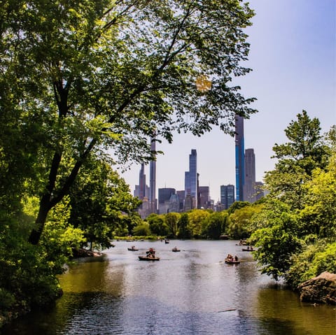 Take a refreshing stroll around Central Park