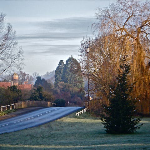 Explore the picturesque streets of Sudbury, just a ten-minute drive from home