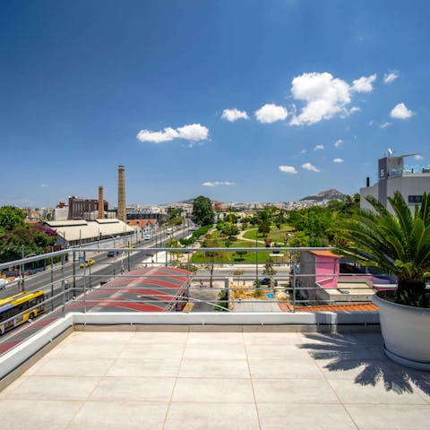 Take in the vistas over Athens