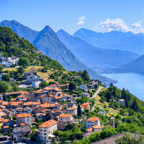 Take a trip across the border to Lugano, thirty minutes away