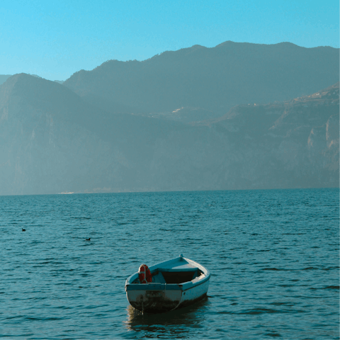 Hike around Lago di Ghirla, a five-minute drive away