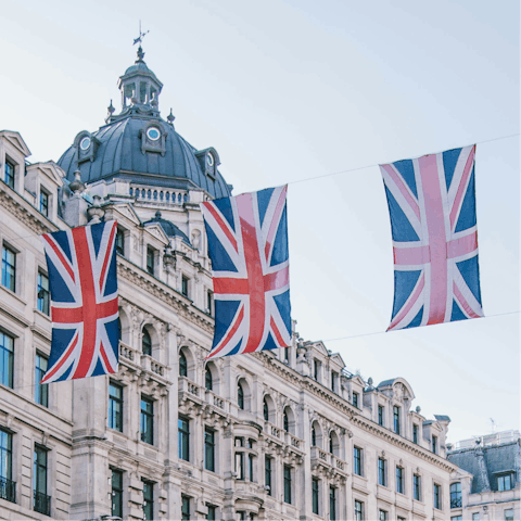 Embrace the buzz of central London – a short tube ride away