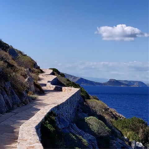 Enjoy mesmerising views whilst hiking along the mountain pathways