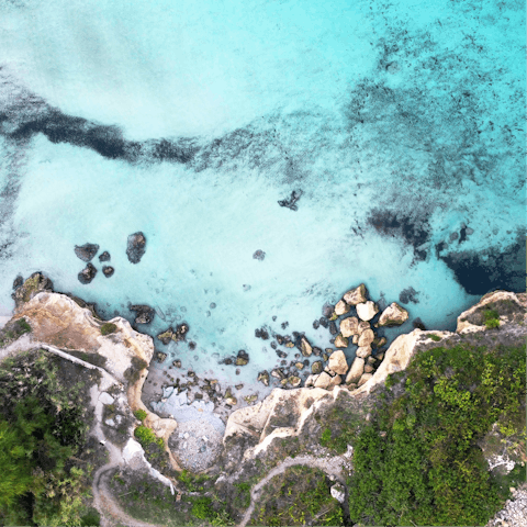 Take a scenic twenty-minute drive down to the coast