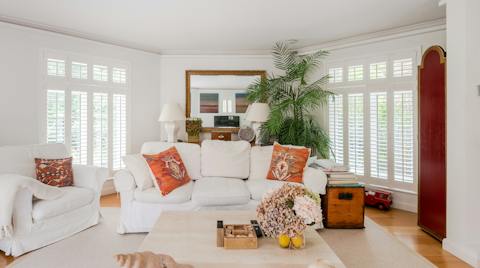 Put your feet up and relax in the soothing living space