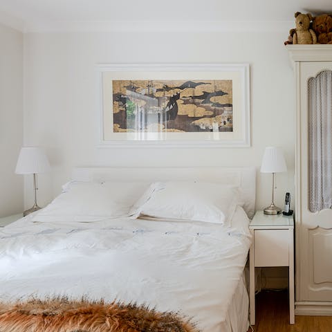 Wake up feeling refreshed in your quiet bedroom