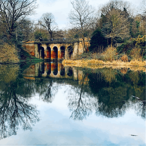 Go for a picnic in beautiful Hampstead Heath – a fifteen-minute walk away