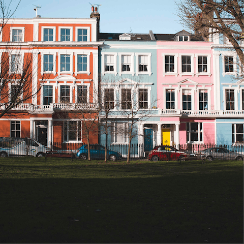Take a twenty-minute stroll to Primrose Hill for incredible views of the city