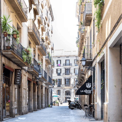 Meander around the maze of eateries and shops of the El Born neighbourhood