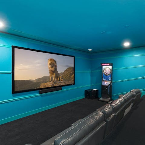 Host movie nights in the home cinema