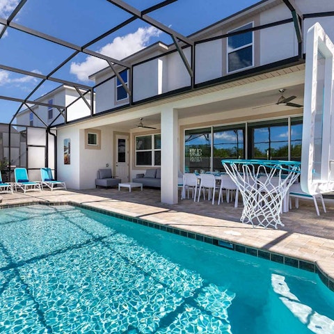 Spend your days by the private pool