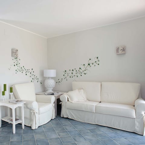 Take a moment to relax with a good book in your fuss-free living space