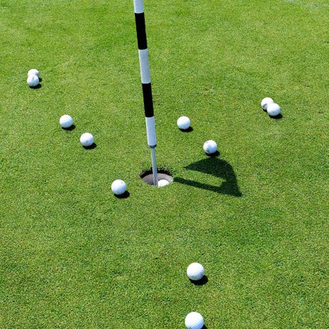 Grab you clubs – your home backs on to one of the local golf courses