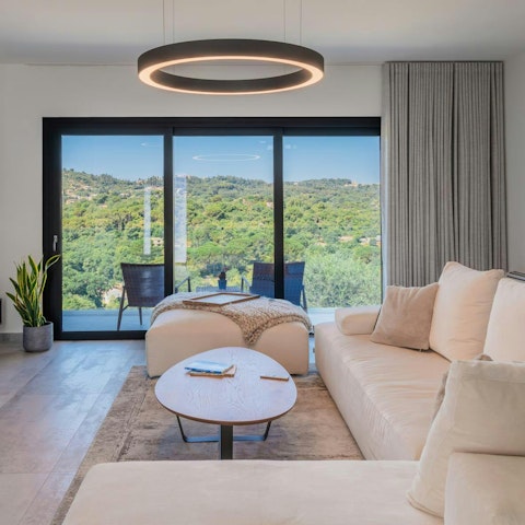 Take in the stunning views over the mountains