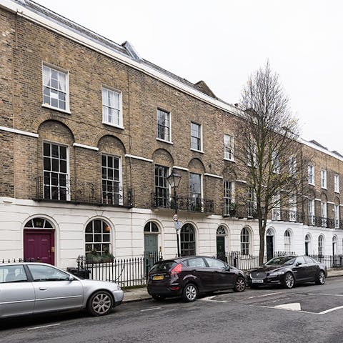 Living within a gorgeous Georgian Terrace