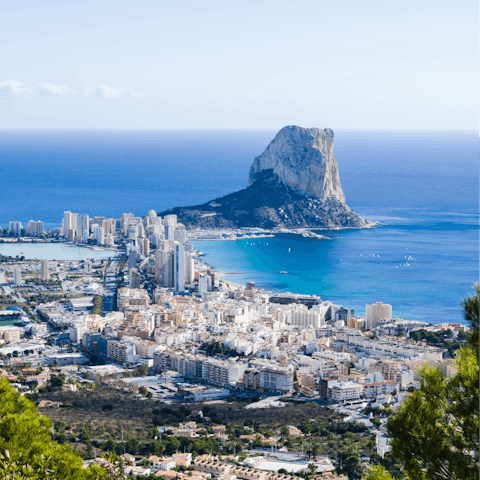 Take in the stunning views from the coastal hills