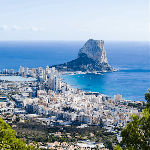 Take in the stunning views from the coastal hills