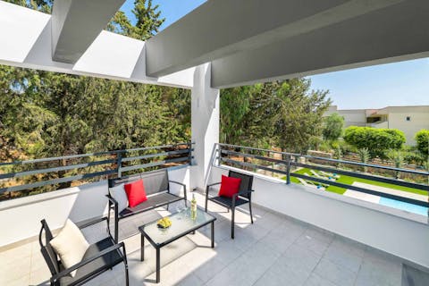 Settle down on the balcony with a bottle of wine and soak up the views