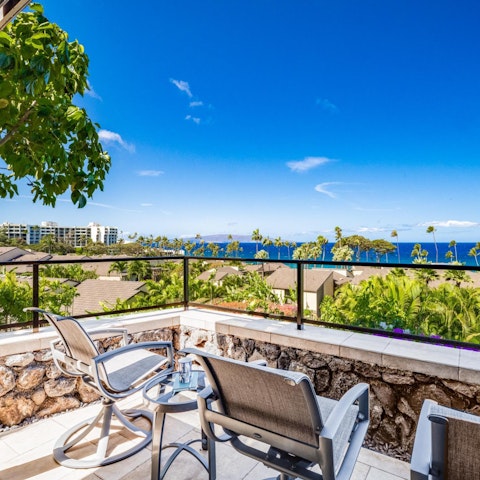 Take in the sunset from your private balcony