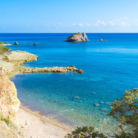 Spend the day at Venus Beach, a short drive away
