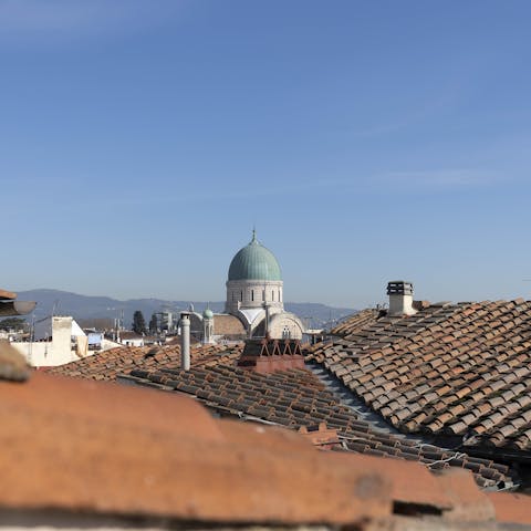 Soak up the magnificent views from the private terrace