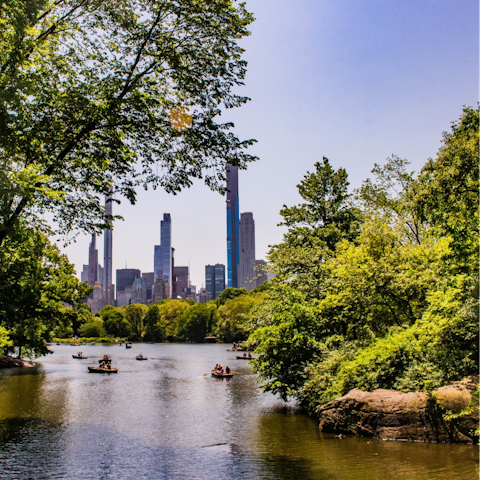 Take a break in nearby Central Park