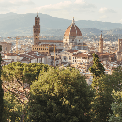 Explore historic Florence, including the nearby Piazza della Libertà